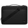 Gaston Luga Däsh Cushioned Briefcase Laptop Aktetas 16 inch Laptoptas + Handvat - Zwart