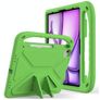 Mobigear AeroArmor iPad Air 13 Inch (2026) Kinder Tablethoes met Handvat + Stylus Houder - Groen