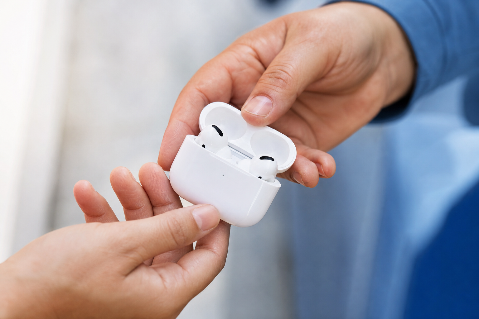Kun je de AirPods-case van iemand anders gebruiken?