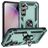 Mobigear Armor Ring Samsung Galaxy S23 FE Hoesje Hardcase Backcover Shockproof met Ringhouder - Groen
