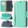 Mobigear Excellent iPhone 12 Pro Hoesje Bookcase Portemonnee - Turquoise