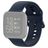 Mobigear Sport Buckle Siliconen Fitbit Versa Lite Bandje Gespsluiting - Donkerblauw