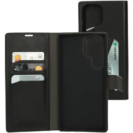 Mobiparts Classic Wallet Samsung Galaxy S23 Ultra Hoesje Bookcase Portemonnee - Zwart