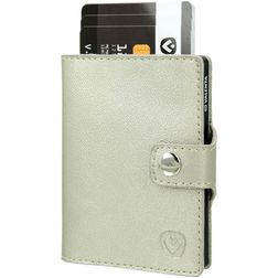 Valenta Card Case Wallet Leren Pasjeshouder - 8 Pasjes - Goud