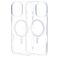 Mobiparts Hardcover Doorzichtig iPhone 16 Pro Max MagSafe Hoesje Hardcase Backcover - Transparant
