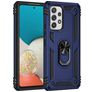 Mobigear Armor Ring Samsung Galaxy A53 Hoesje Hardcase Backcover Shockproof met Ringhouder - Blauw