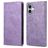 Mobigear Wallet iPhone 16 Hoesje Bookcase Portemonnee - Paars