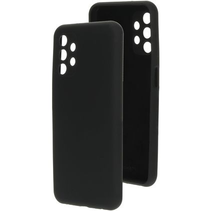 Mobiparts Samsung Galaxy A13 4G Siliconen Hoesje Backcover - Zwart