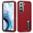 Mobigear Rugged Stand Samsung Galaxy S23 Plus Hoesje Hardcase Backcover Shockproof met Standaard - Rood