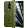 Mobigear Rugged Shield Sony Xperia 1 Hoesje Flexibel TPU Backcover Shockproof - Groen
