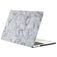 Mobigear Marble MacBook 12 Inch (2015-2017) Hoes Hardshell Laptopcover MacBook Case - Wit / Grijs - Model A1534