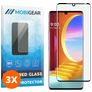Mobigear Curved LG Velvet Glazen Screenprotector - Case Friendly - Zwart (3-Pack)