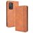 Mobigear Sensation OPPO A94 5G Hoesje Bookcase Portemonnee - Cognac