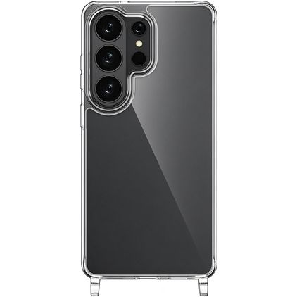 Mobigear Mix & Match Doorzichtig Samsung Galaxy S26 Ultra Flexibel TPU Hoesje met koord - Transparant