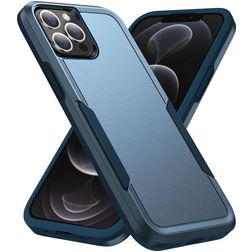 Mobigear Heavy Armor iPhone 14 Pro Max Hoesje Hardcase Backcover Shockproof - Blauw