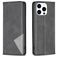 Mobigear Rhombus Slim iPhone 16 Pro Max Hoesje Bookcase - Zwart