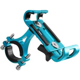 Mobigear Alloy Fixing Telefoonhouder Fiets / Motor Fietsstuur Bevestiging Klem Universeel - Blauw