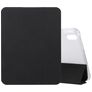 Mobigear Tri-Fold Gel iPad 10 (2022) Hoes TPU,Kunstleer Bookcase + Stylus Houder - Zwart