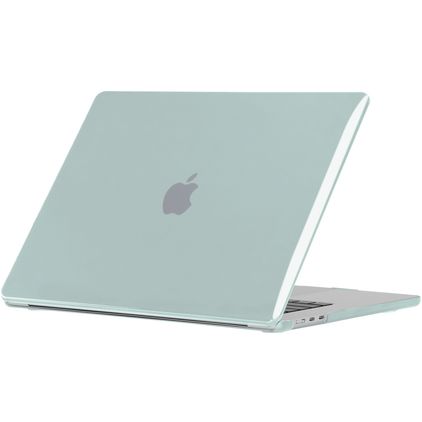 Mobigear Glossy MacBook Air 15 Inch (2023-2026) Hoes Hardshell Laptopcover MacBook Case - Groen - Model A2941 / A3114 / A3241 / A3448