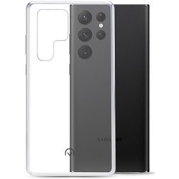 Mobilize Gelly Doorzichtig Samsung Galaxy S22 Ultra Hoesje Flexibel TPU Backcover - Transparant