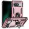 Mobigear Armor Ring Google Pixel 8a Hoesje Hardcase Backcover Shockproof met Ringhouder - Roségoud