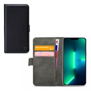 Mobilize Classic Gelly Wallet iPhone 13 Pro Max Hoesje Bookcase Portemonnee - Zwart
