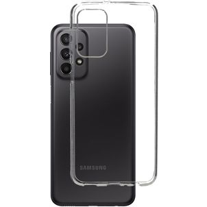 Mobiparts Classic Doorzichtig Samsung Galaxy A23 Hoesje Flexibel TPU Backcover - Transparant