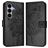 Mobigear Butterfly Samsung Galaxy A27 Hoesje Bookcase Portemonnee - Zwart