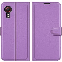 Mobigear Classic Samsung Galaxy Xcover 5 Hoesje Bookcase Portemonnee - Paars