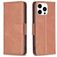 Mobigear Excellent iPhone 16 Pro Hoesje Bookcase Portemonnee - Bruin
