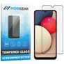 Mobigear Premium Samsung Galaxy A02s Glazen Screenprotector - Case Friendly - Zwart