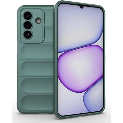 Mobigear Bumpy Samsung Galaxy A27 Hoesje Flexibel TPU Backcover - Groen