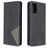 Mobigear Rhombus Slim Samsung Galaxy A41 Hoesje Bookcase - Zwart