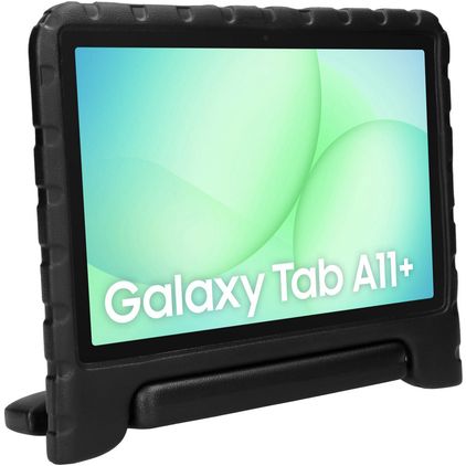 Mobiparts Kids Samsung Galaxy Tab A9 Plus (2023) Kinder Tablethoes met Handvat - Zwart