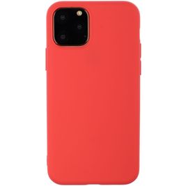 Mobigear Colors iPhone 12 Pro Max Hoesje Flexibel TPU Backcover - Rood