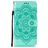 Mobigear Mandala Motorola Moto E6s (2020) Hoesje Bookcase Portemonnee - Turquoise