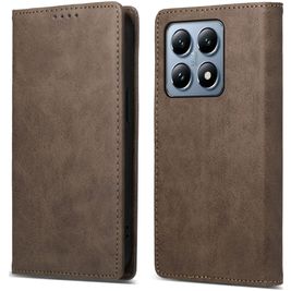 Mobigear Wallet Xiaomi 14T Pro Hoesje Bookcase Portemonnee - Bruin