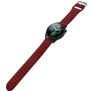 Mobigear Bumpy Siliconen Smartwatch Bandje Gespsluiting - Universeel 20 mm aansluiting - Bordeaux Rood