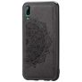 Mobigear Mandala Huawei Y7 Pro (2019) Hoesje Hardcase Backcover - Zwart