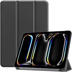 Mobigear Tri-Fold iPad Pro 11 Inch (2024) Hoes Bookcase - Zwart