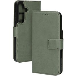 Mobiparts Classic Wallet Samsung Galaxy S25 MagSafe Hoesje Bookcase - Stone Green