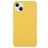 Mobigear Rubber Touch iPhone 15 Siliconen Hoesje Backcover - Geel
