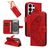 Mobigear Butterfly Samsung Galaxy S26 Ultra Hoesje Bookcase Portemonnee - Rood