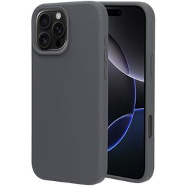 Mobiparts iPhone 16 Pro Max Siliconen Hoesje Backcover - Urban Grey Mobiparts iPhone 16 Pro Max Siliconen Hoesje Backcover - Urban Grey