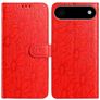 Mobigear Flowers iPhone Air Hoesje Bookcase Portemonnee - Rood