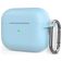 Mobigear Classic Apple AirPods Pro 2 Hoesje Flexibel Siliconen - Babyblauw