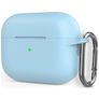 Mobigear Classic Apple AirPods Pro 2 Hoesje Flexibel Siliconen - Babyblauw