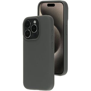 Mobiparts iPhone 15 Pro Siliconen Hoesje Backcover - Urban Grey