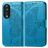 Mobigear Butterfly HONOR 90 Hoesje Bookcase Portemonnee - Blauw