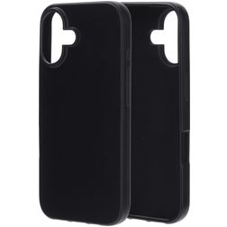 Mobiparts Classic iPhone 16 Hoesje Flexibel TPU Backcover - Zwart